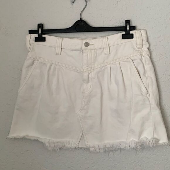 We The Free Denim Mini Skirt Cotton Size 31 - Picture 1 of 11